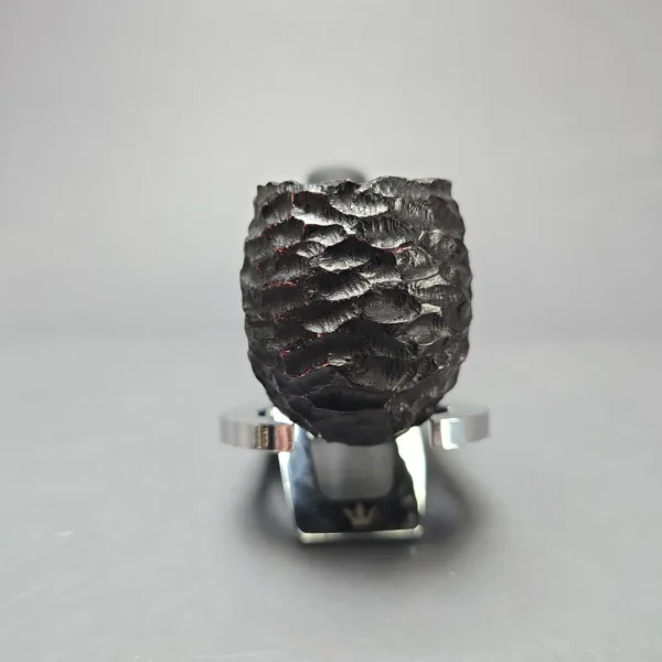 Peterson 160th Anniversary Pat. B Rusticated Bent Billiard Briar Pipe, New - Image 3