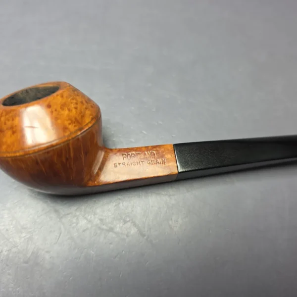 Portland Straight Grain Smooth Bulldog Estate Briar Pipe, English Estates - Image 7
