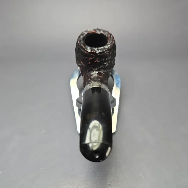 Peterson 160th Anniversary Pat. B Rusticated Bent Billiard Briar Pipe, New - Image 5