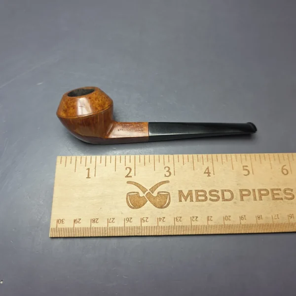 Portland Straight Grain Smooth Bulldog Estate Briar Pipe, English Estates - Image 9