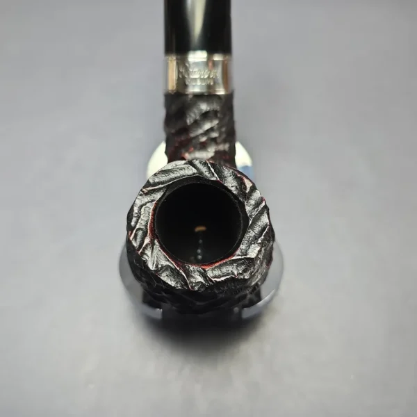 Peterson 160th Anniversary Pat. B Rusticated Bent Billiard Briar Pipe, New - Image 6