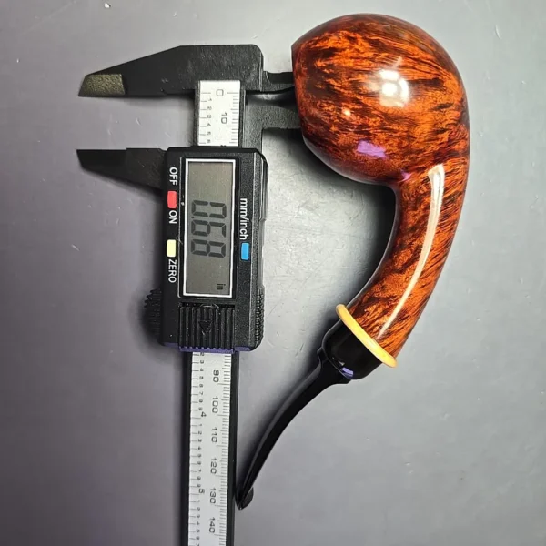 MBSD Briars Modern Masters 2 Smooth Blowfish w/ Boxwood Handmade Briar Pipe, New - Image 11
