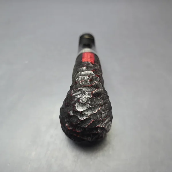 Peterson 160th Anniversary Pat. B Rusticated Bent Billiard Briar Pipe, New - Image 7