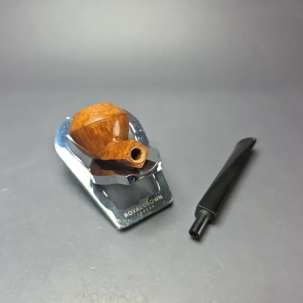 Portland Straight Grain Smooth Bulldog Estate Briar Pipe, English Estates - Image 11