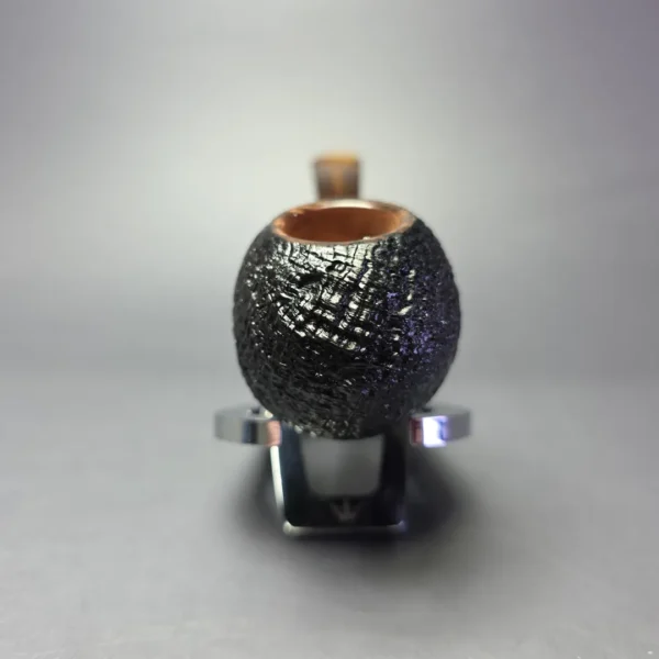 Buckeye Hand Made Sandblasted Blowfish Briar Pipe, New - Image 3