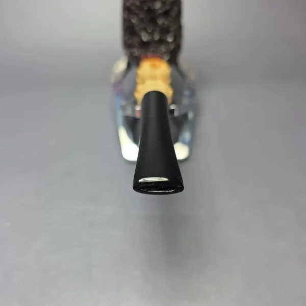Walt Cannoy Cardinal House Morton Lava Rock Billiard w/ Bamboo Handmade Briar Pipe, New - Image 7
