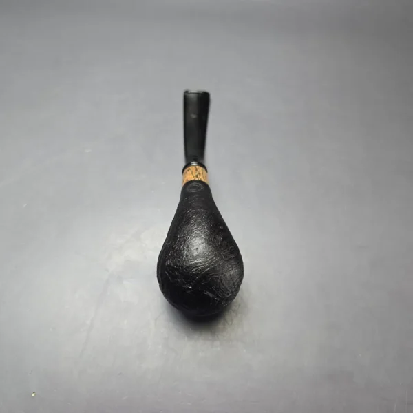 MBSD Briars by Piero Vitale Vintage Sandblasted Brandy w/ Olivewood Briar Pipe, New - Image 8