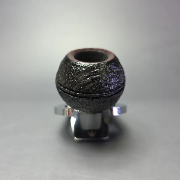 Qi Studio Partially Sandblasted Rhodesian Estate Briar Pipe, Unsmoked - Image 3