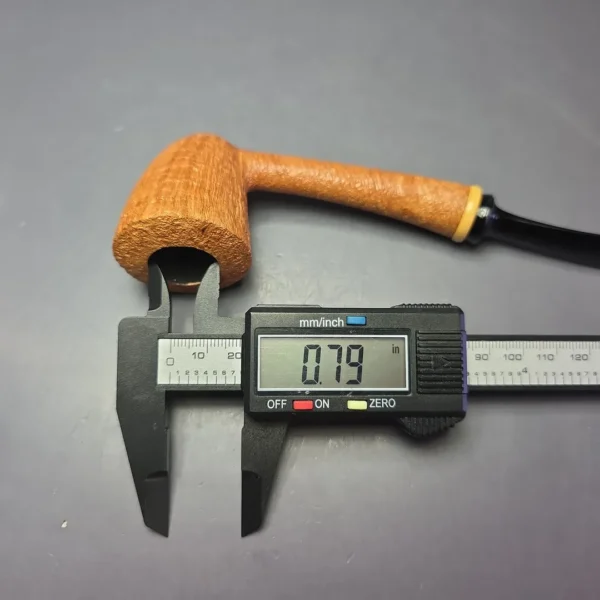 Madao 3000 Natural Sandblasted Dublin w/ Boxwood Handmade Briar Pipe New - Image 13