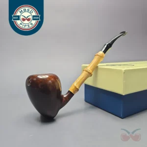 MBSD Briars Modern Masters 1 Smooth Peewit w/ Bamboo Handmade Briar Pipe, New