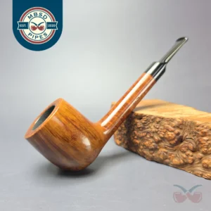 Sven Knudsen (c. 1970s) Dantonian Full Straight Smooth Lovat Estate Briar Pipe, Danish Estates