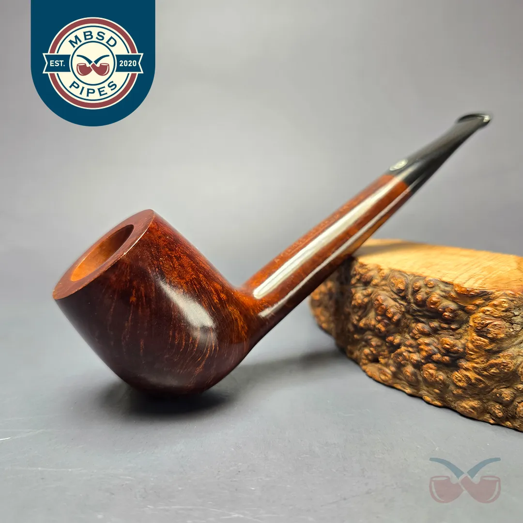 James Upshall A Grade Group 5 Smooth Canadian Estate Briar Pipe, Unsmoked