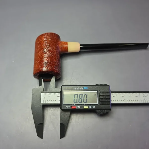 MBSD Briars "Re-Don" Sandblasted Poker w/ Horn, Briar Pipe, New - Image 9