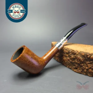 Peterson 2024 Natural Spigot 124 Smooth Zulu Estate Briar Pipe, Irish Estates