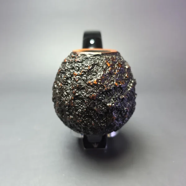 Ardor Urano Giant Partially Rusticated Magnum Apple Estate Briar Pipe, Italian Estates - Image 3