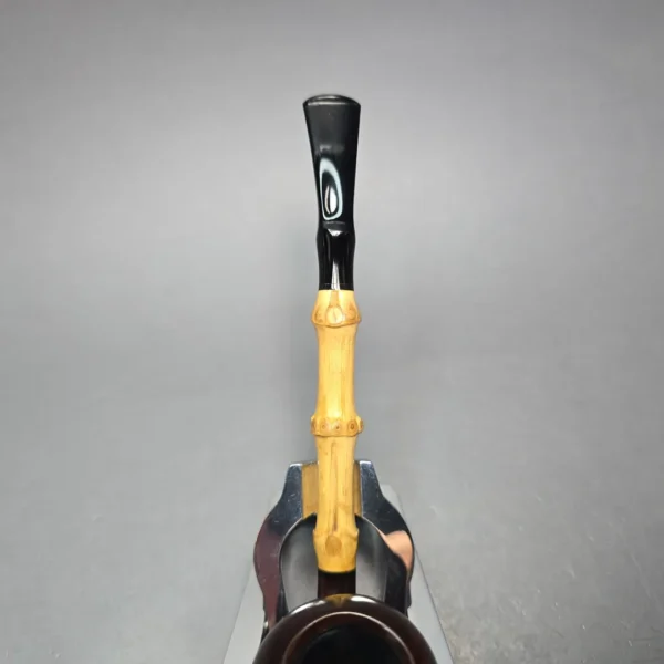 MBSD Briars Modern Masters 1 Smooth Peewit w/ Bamboo Handmade Briar Pipe, New - Image 9
