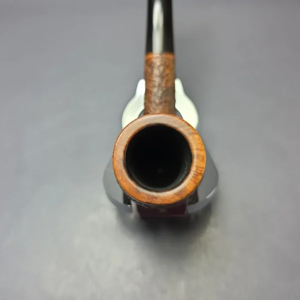 Julius Vesz 1992 Hand Made (4) Rusticated Stack Estate Briar Pipe, Canadian Estates - Image 6