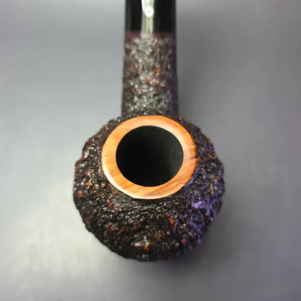 Ardor Urano Giant Partially Rusticated Magnum Apple Estate Briar Pipe, Italian Estates - Image 5