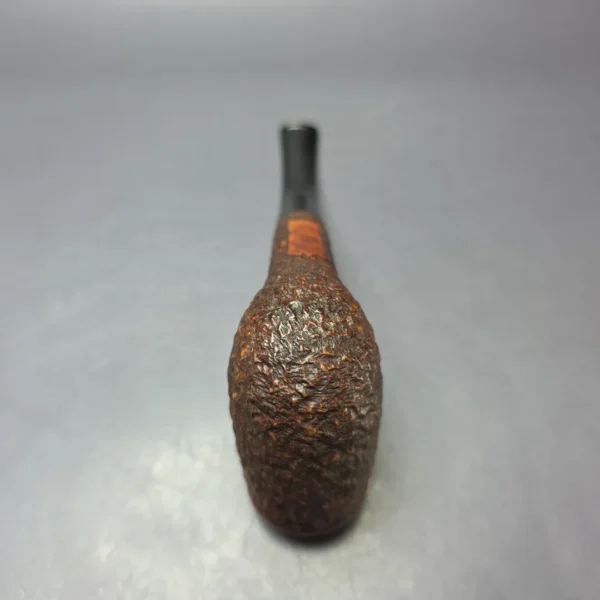 Julius Vesz 1992 Hand Made (4) Rusticated Stack Estate Briar Pipe, Canadian Estates - Image 8
