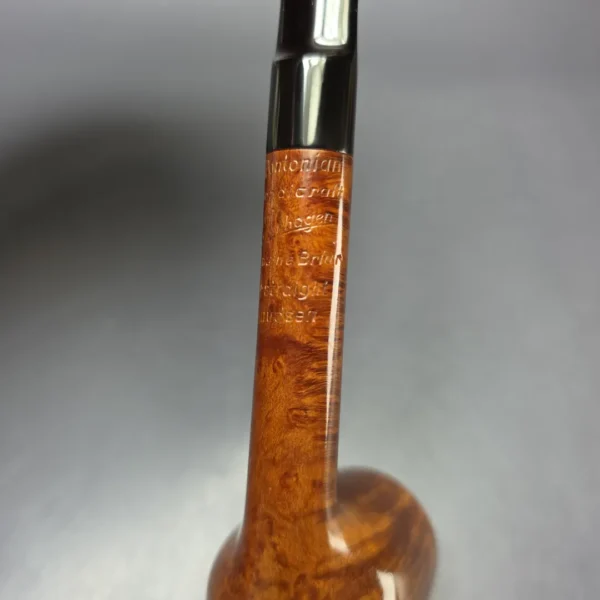 Sven Knudsen (c. 1970s) Dantonian Full Straight Smooth Lovat Estate Briar Pipe, Danish Estates - Image 11