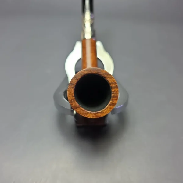 Peterson 2024 Natural Spigot 124 Smooth Zulu Estate Briar Pipe, Irish Estates - Image 6