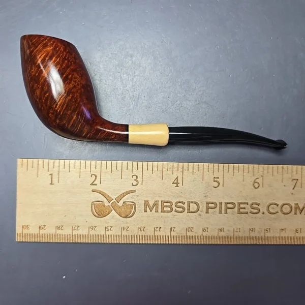 MBSD Briars Modern Masters 3 Smooth Tulip w/ Boxwood, Handmade Briar Pipe, New - Image 9