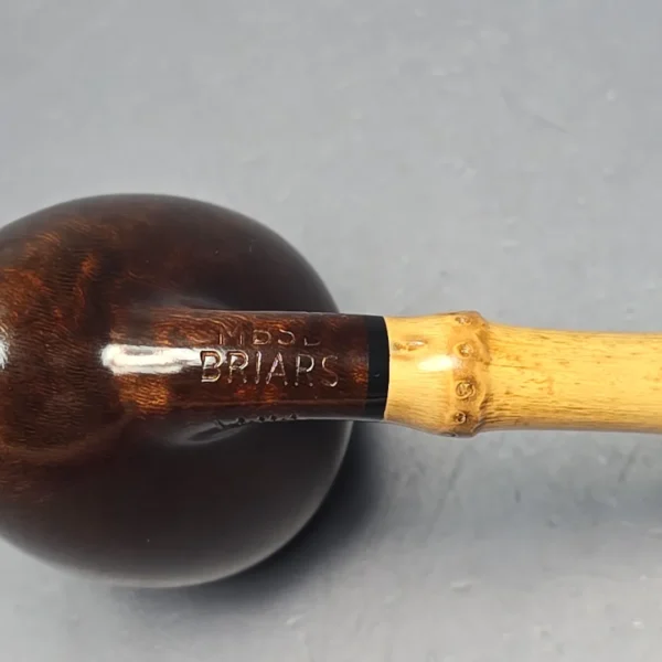 MBSD Briars Modern Masters 1 Smooth Peewit w/ Bamboo Handmade Briar Pipe, New - Image 12