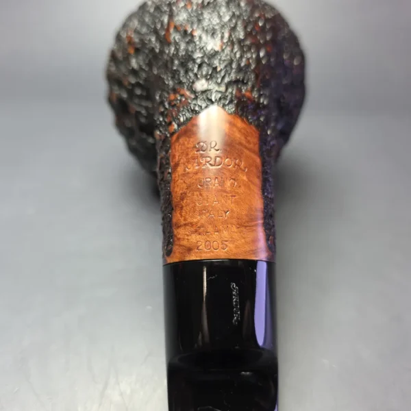 Ardor Urano Giant Partially Rusticated Magnum Apple Estate Briar Pipe, Italian Estates - Image 7