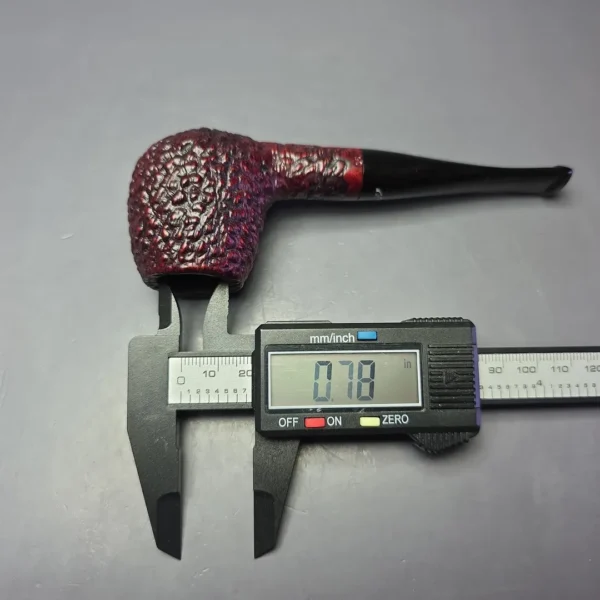 Aldo Velani Starter Rusticated Apple Estate Briar Pipe, Unsmoked - Image 10