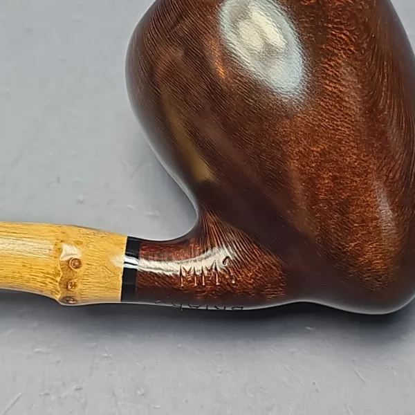 MBSD Briars Modern Masters 1 Smooth Peewit w/ Bamboo Handmade Briar Pipe, New - Image 13