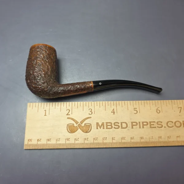 Julius Vesz 1992 Hand Made (4) Rusticated Stack Estate Briar Pipe, Canadian Estates - Image 10