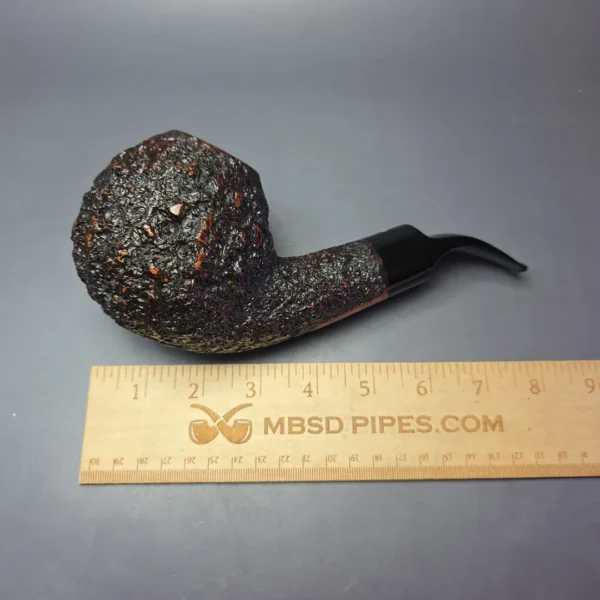 Ardor Urano Giant Partially Rusticated Magnum Apple Estate Briar Pipe, Italian Estates - Image 8