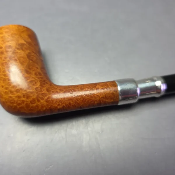 Peterson 2024 Natural Spigot 124 Smooth Zulu Estate Briar Pipe, Irish Estates - Image 8