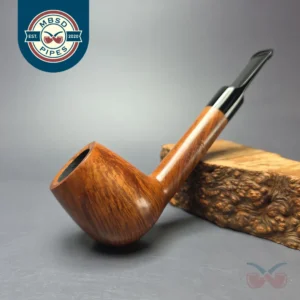 Gigi Millennium Smooth Brandy Lovat Estate Briar Pipe, Unsmoked, 9mm