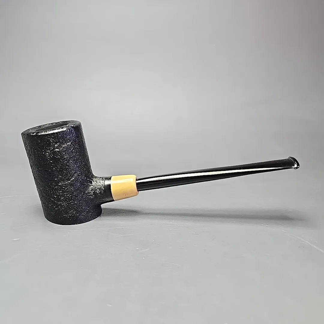MBSD Briars "Re-Don" Sandblasted Poker w/ Boxwood, Briar Pipe, New - Image 2