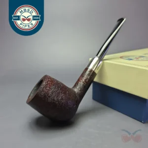 MBSD Briars Timeless Traditions 1 Sandblasted Billiard w/ Silver Handmade Briar Pipe, New