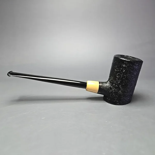 MBSD Briars "Re-Don" Sandblasted Poker w/ Boxwood, Briar Pipe, New - Image 3
