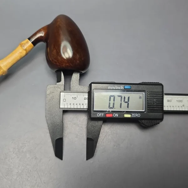 MBSD Briars Modern Masters 1 Smooth Peewit w/ Bamboo Handmade Briar Pipe, New - Image 16