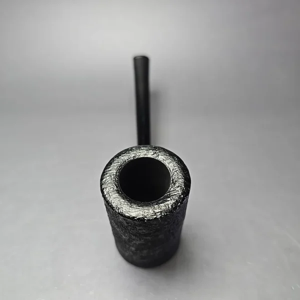 MBSD Briars "Re-Don" Sandblasted Poker w/ Boxwood, Briar Pipe, New - Image 4