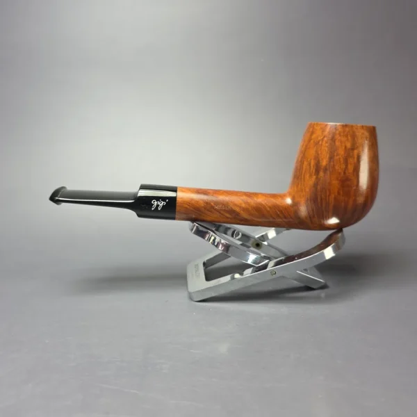 Gigi Millennium Smooth Brandy Lovat Estate Briar Pipe, Unsmoked, 9mm - Image 4