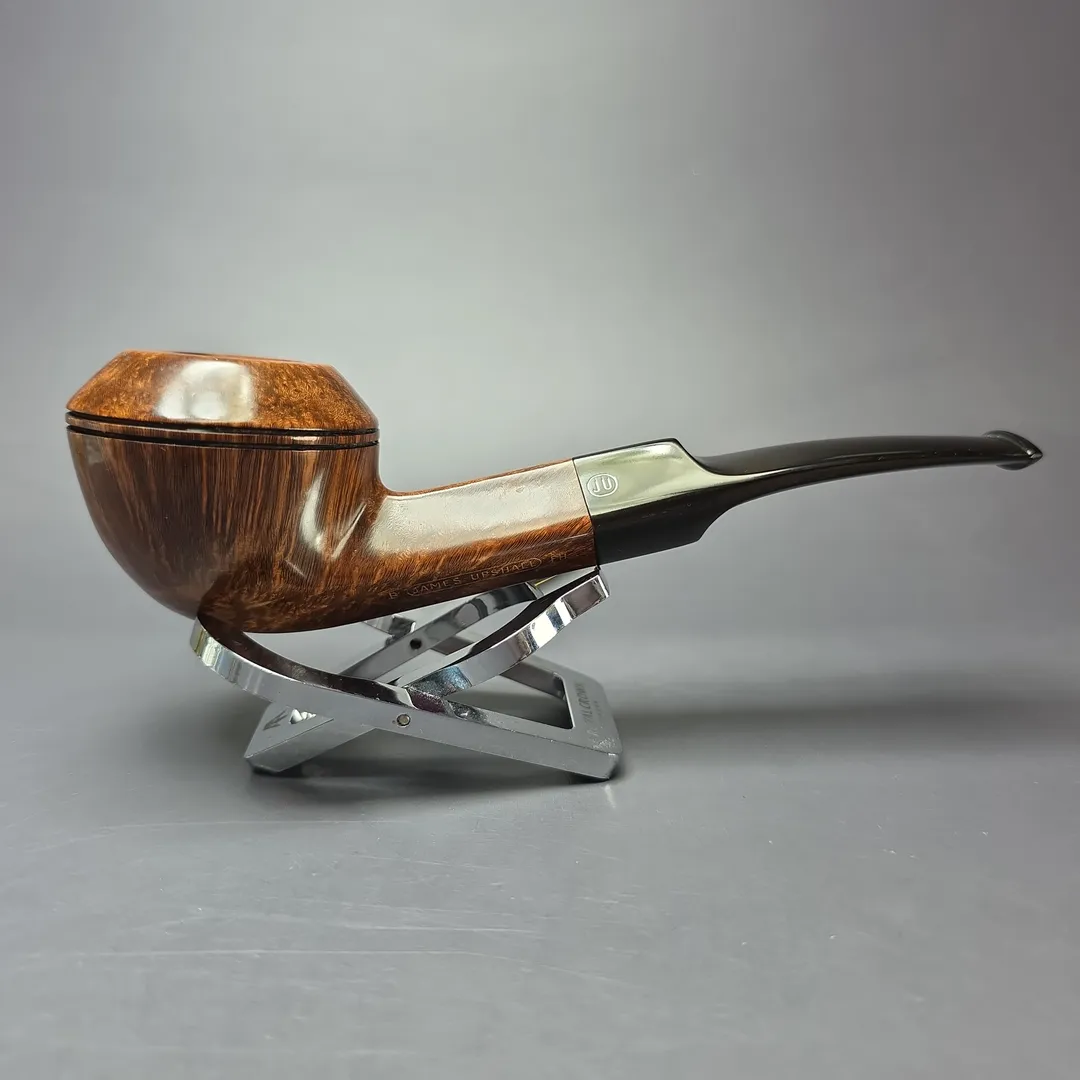 James Upshall B Grade Smooth Bulldog Estate Briar Pipe, English Estates - Image 2