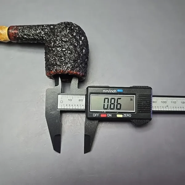 Don Carlos 1 Note Rusticated Billiard w/ Bamboo Estate Briar Pipe, Italian Estates - Image 10