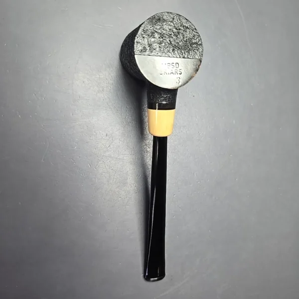 MBSD Briars "Re-Don" Sandblasted Poker w/ Boxwood, Briar Pipe, New - Image 6