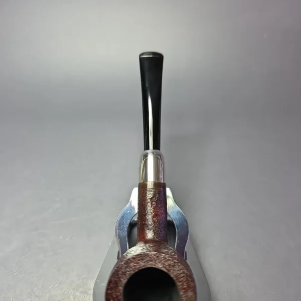 MBSD Briars Timeless Traditions 1 Sandblasted Billiard w/ Silver Handmade Briar Pipe, New - Image 7