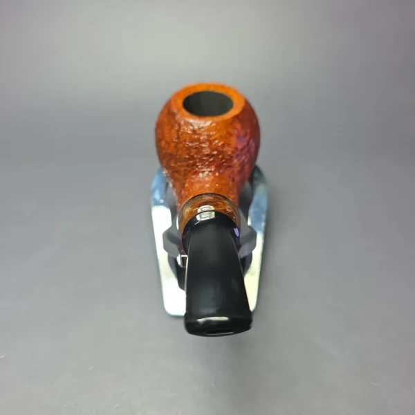 Qi Studio Contrast Sandblasted Apple Estate Briar Pipe, Unsmoked - Image 5