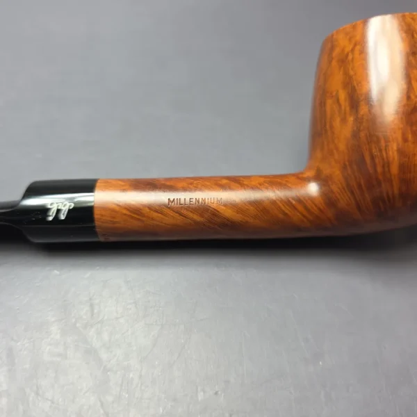 Gigi Millennium Smooth Brandy Lovat Estate Briar Pipe, Unsmoked, 9mm - Image 8
