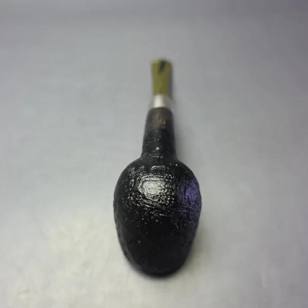MBSD Briars Timeless Traditions 1 Sandblasted Billiard w/ Silver Handmade Briar Pipe, New - Image 8
