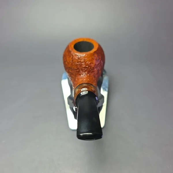 Qi Studio Contrast Sandblasted Apple Estate Briar Pipe, Unsmoked - Image 6