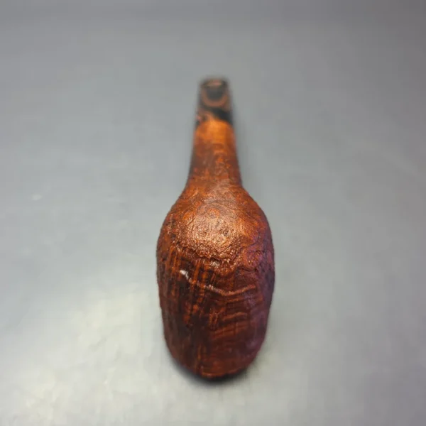 Nate Rose Contrast Sandblasted "LB" Billiard Handmade Briar Pipe, New - Image 8
