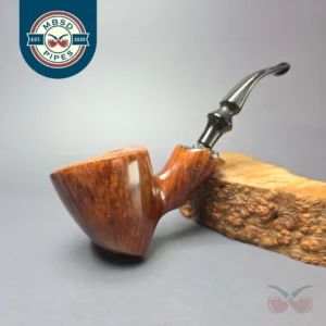 Bari De Luxe Mahagoni Smooth Freehand Estate Briar Pipe, Danish Estates